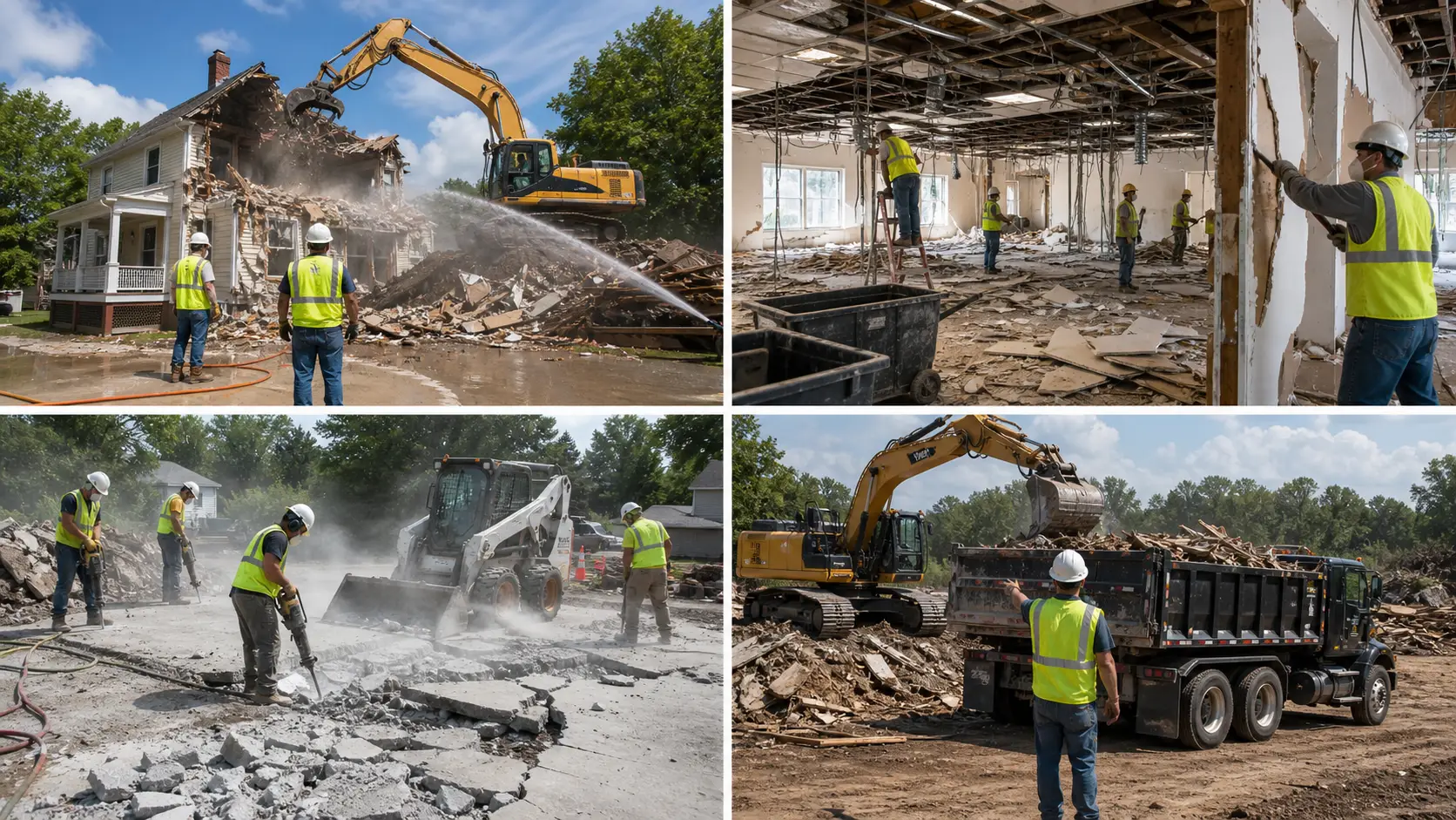 Los Angeles demolition contractor permit paperwork being reviewed on clipboard