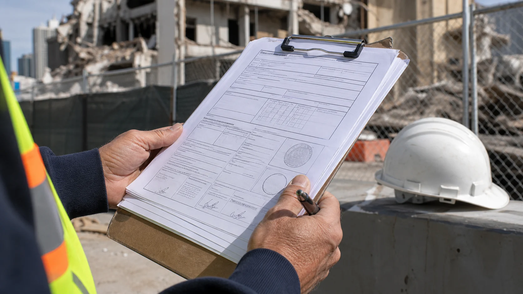 Los Angeles demolition contractor permit workflow diagram for LADBS approvals and inspections